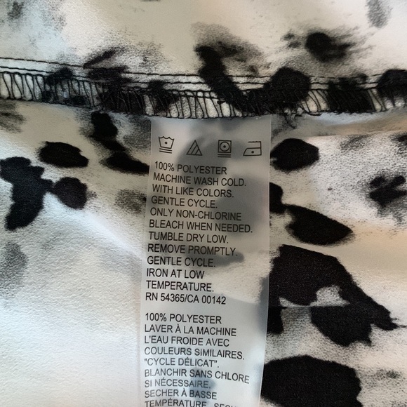 Black Label Women’s Size XS Printed Blouse - Picture 5 of 7